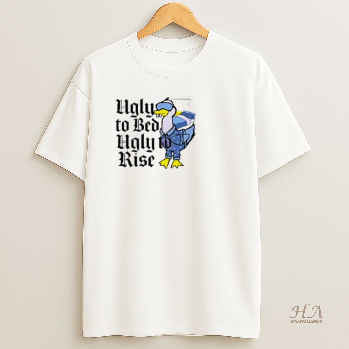 Official Devin Lloyd Ugly To Bed Ugly To Rise T Shirt
