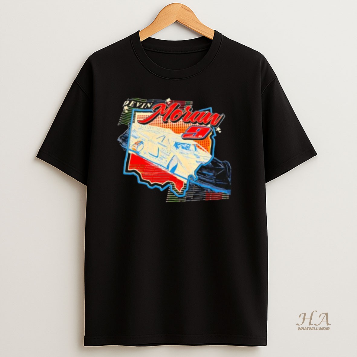 Official Devin Moran Racing 9 Graphic T Shirt