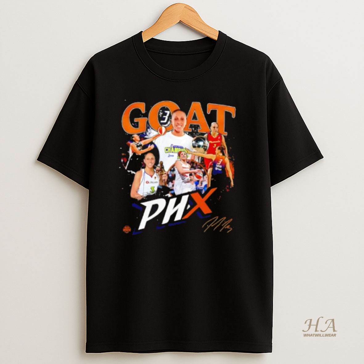 Official Diana Taurasi Phoenix Mercury Greatest Of All Time Graphic T Shirt