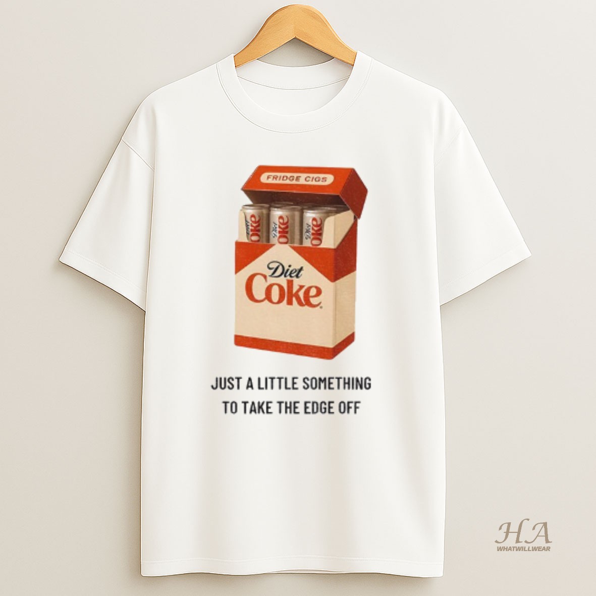 Official Diet Coke Fridge Cigs Just A Lil Something To Take The Edge Off T Shirt