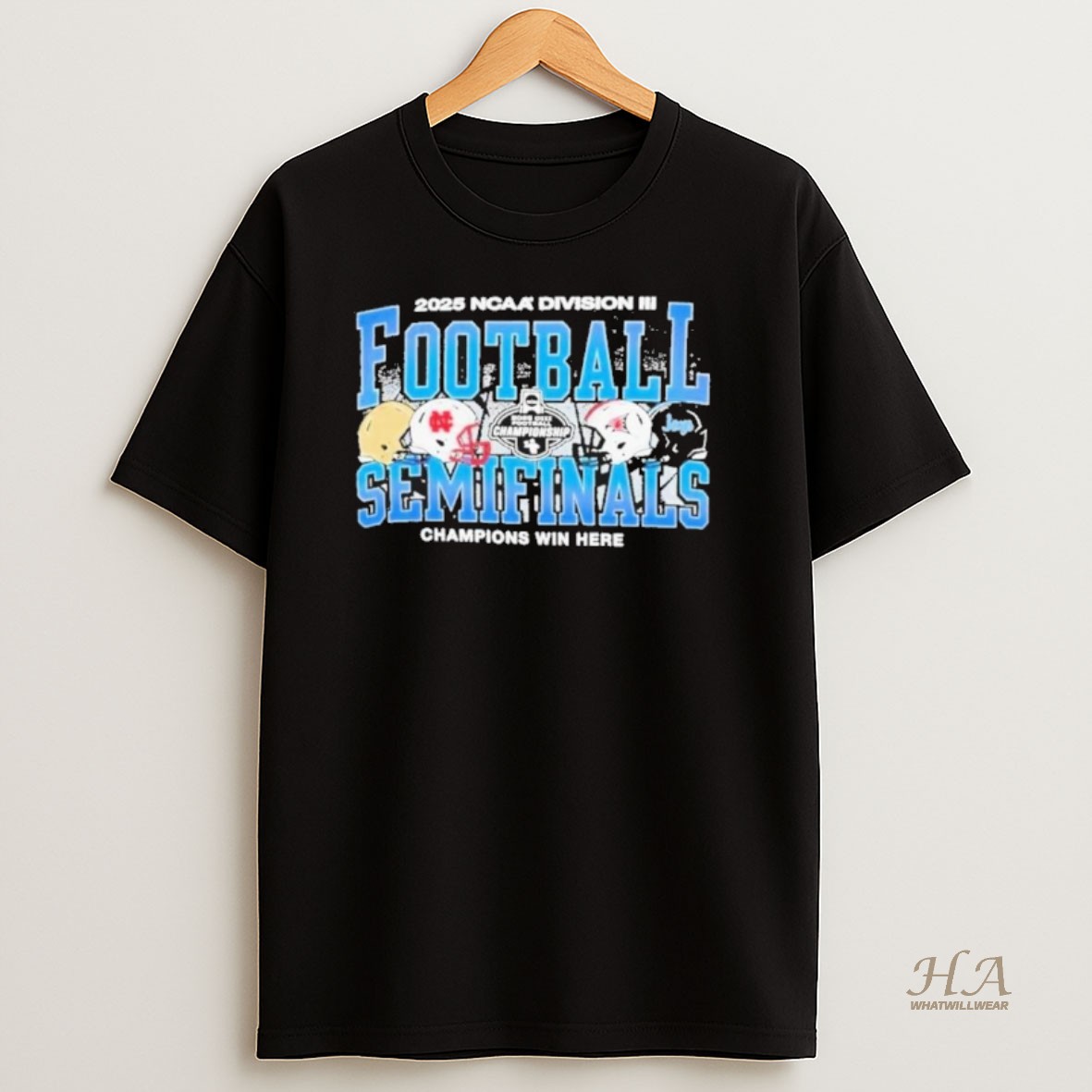 Official Division Iii Football Semifinals T Shirt