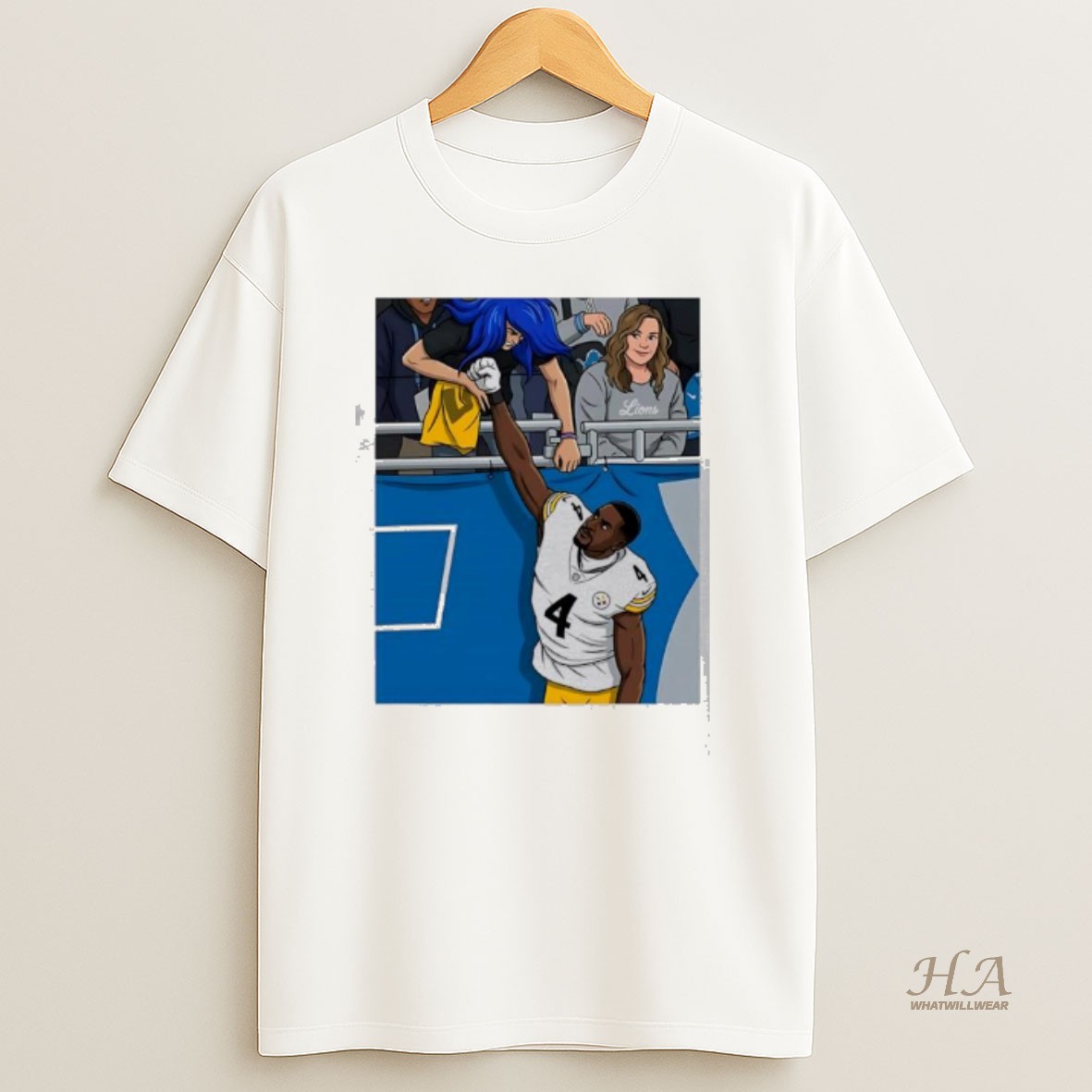 Official Dk Metcalf Punched A Detroit Art Picture T Shirt