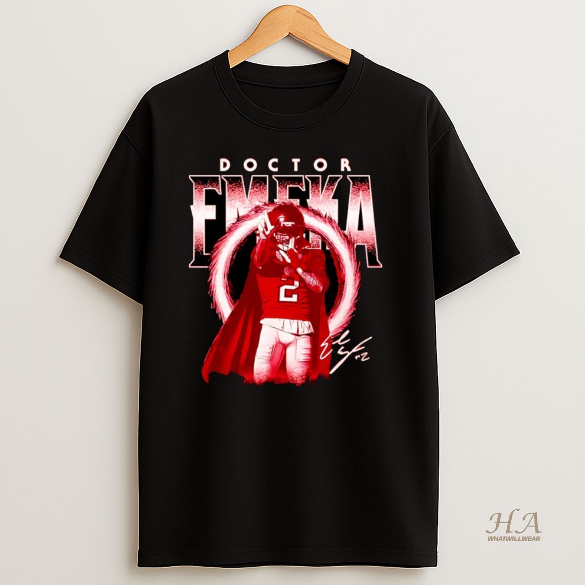 Official Doctor Emeka Egbuka Tampa Bay Buccaneers Football Signature T Shirt
