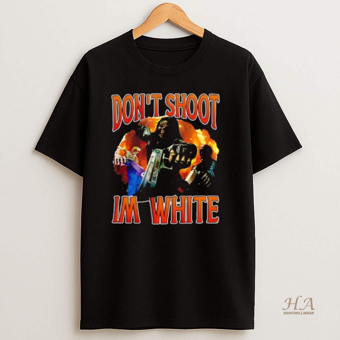 Official Dont Shoot Im White Anti Discrimination T Shirt