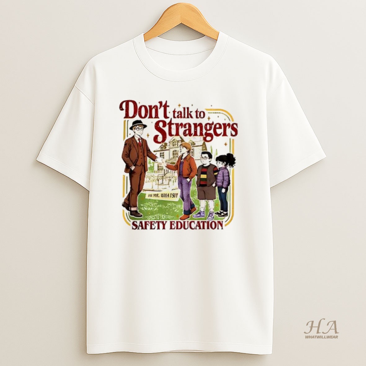 Official Dont Talk To Strangers Safety Education Shirt