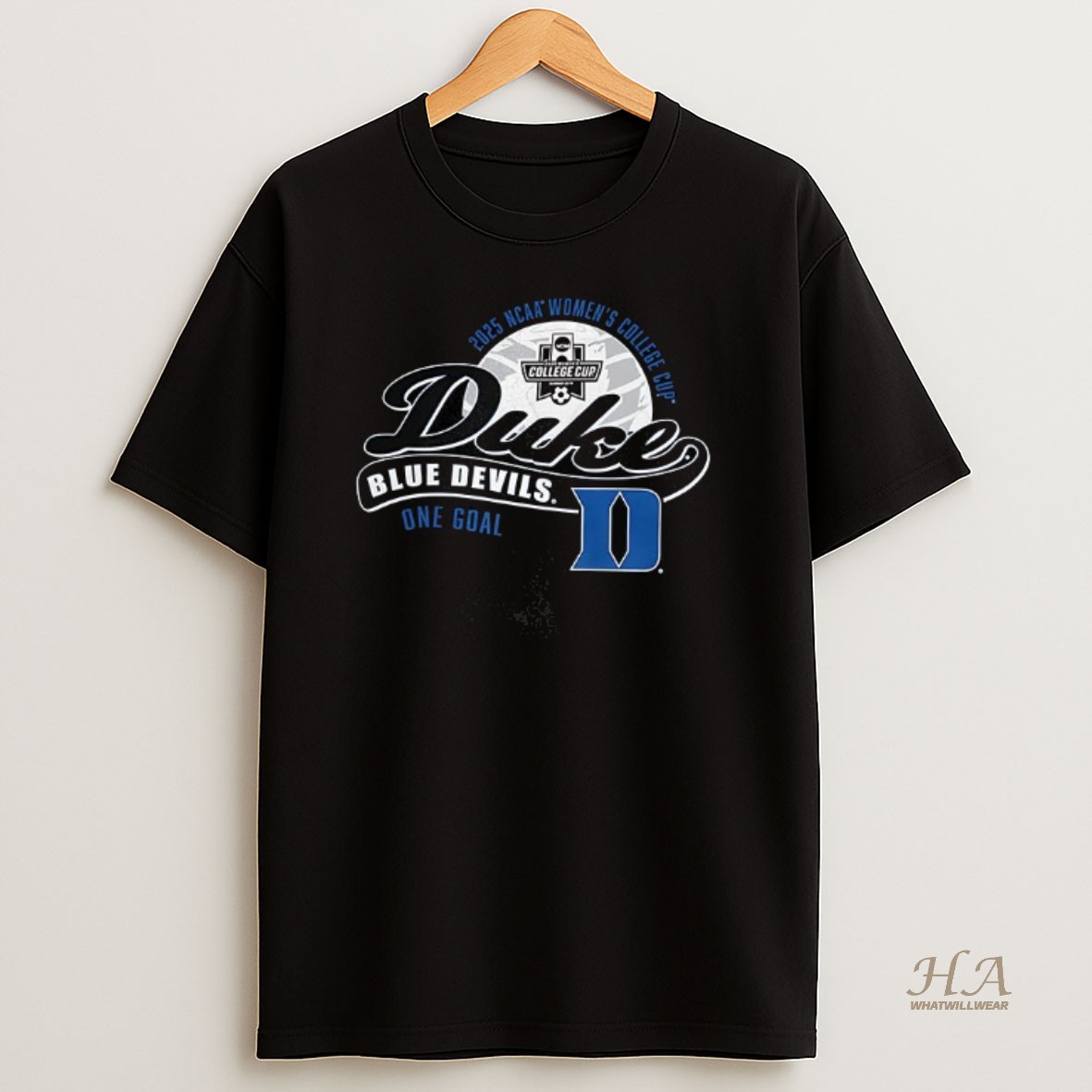 Official Duke Blue Devils One Goal 2025 Ncaa Womens College Cup Shirt