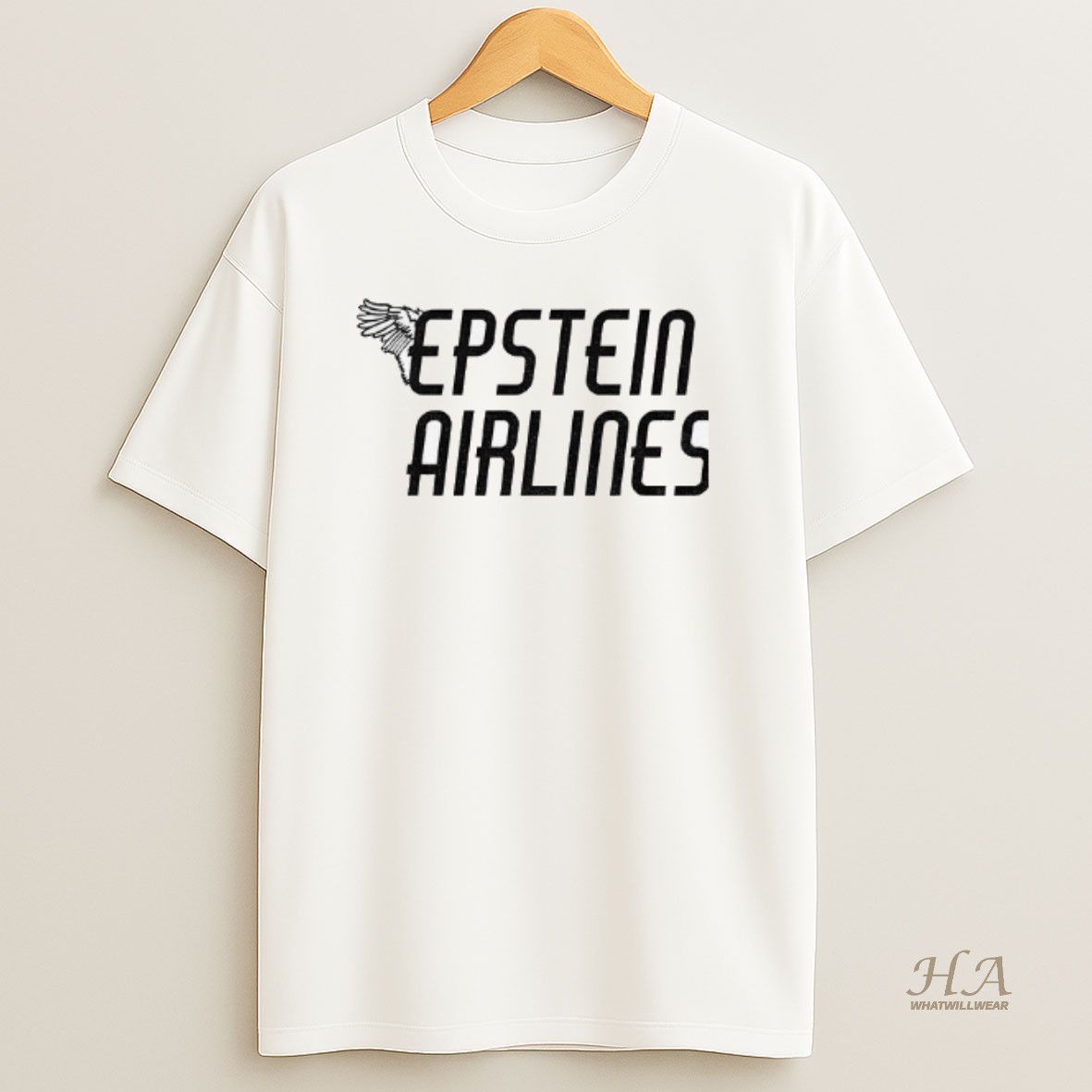 Official Epstein Airlines Logo T Shirt