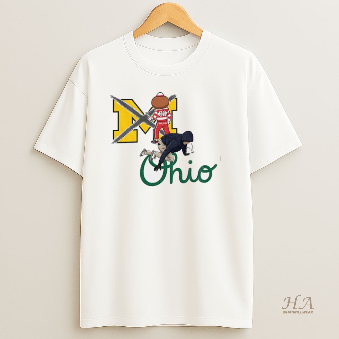 Official Erase The M Wolverines Ohio State Rivalry Brutus Ohio State Buckeyes Snow Fan Football 2025 Shirt