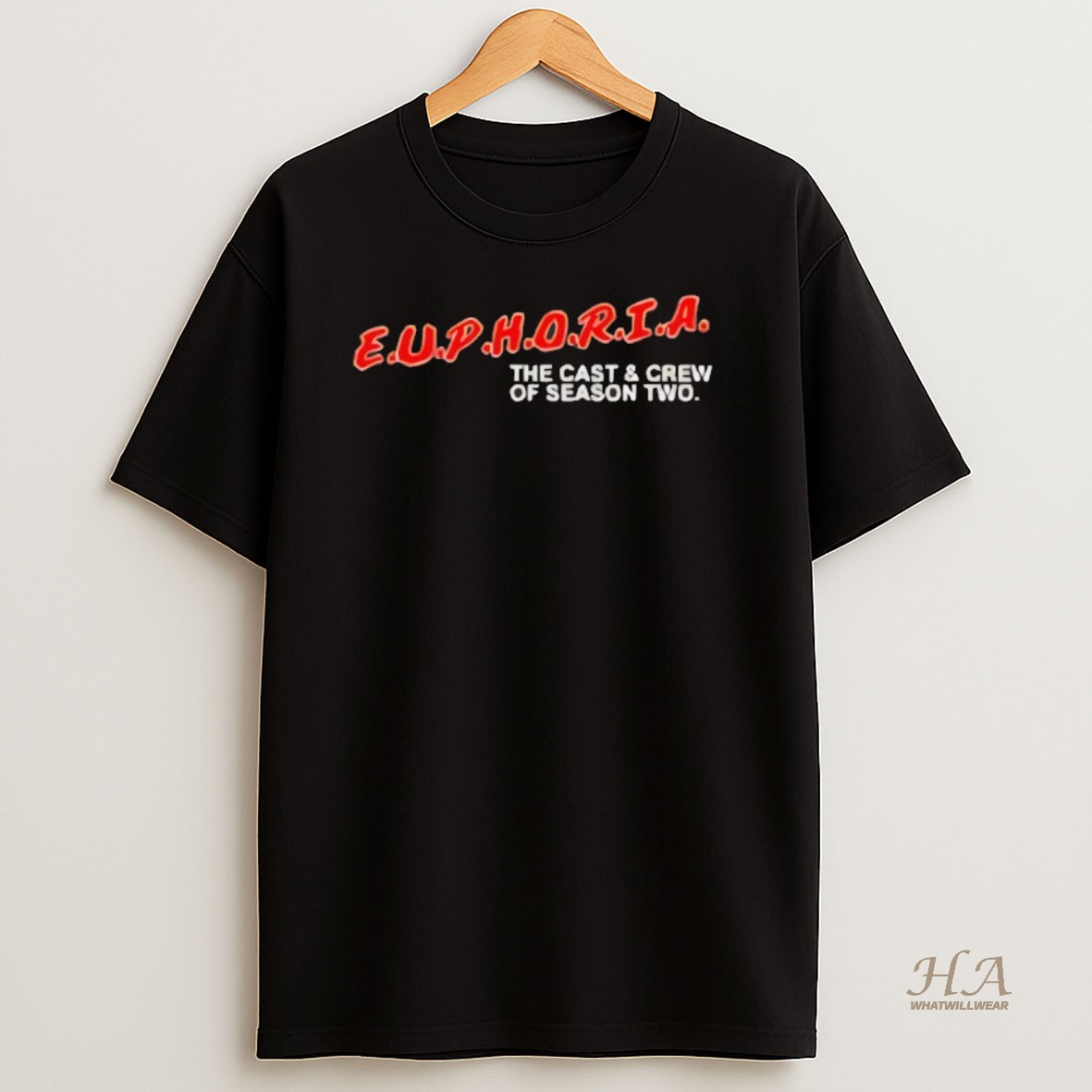 Official Euphoria The Cast And Crew Of Season Two Shirt
