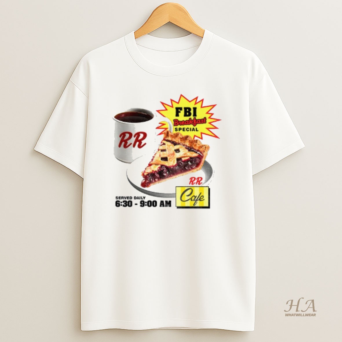 Official Fbi Breakfast Special Rr Cafe T Shirt