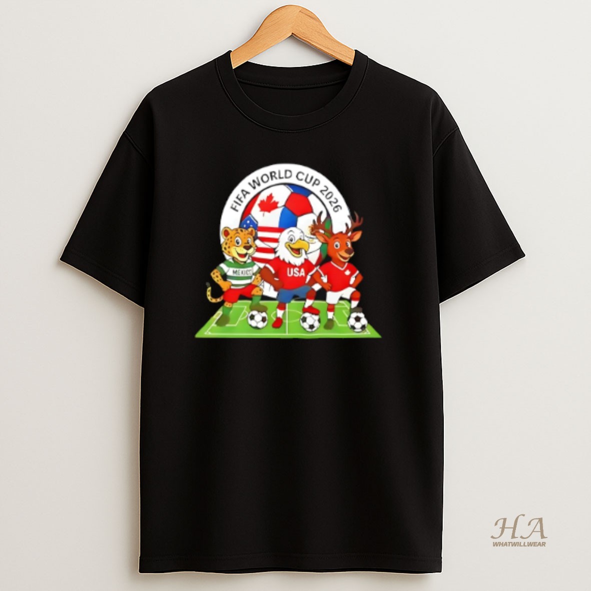 Official Fifa World Cup 2026 Mascot T Shirt