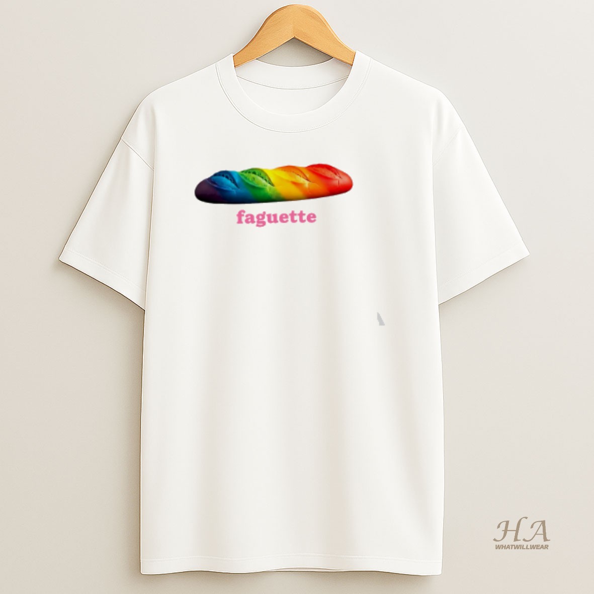 Official Faguette Bread Rainbow Lgbtq T Shirt