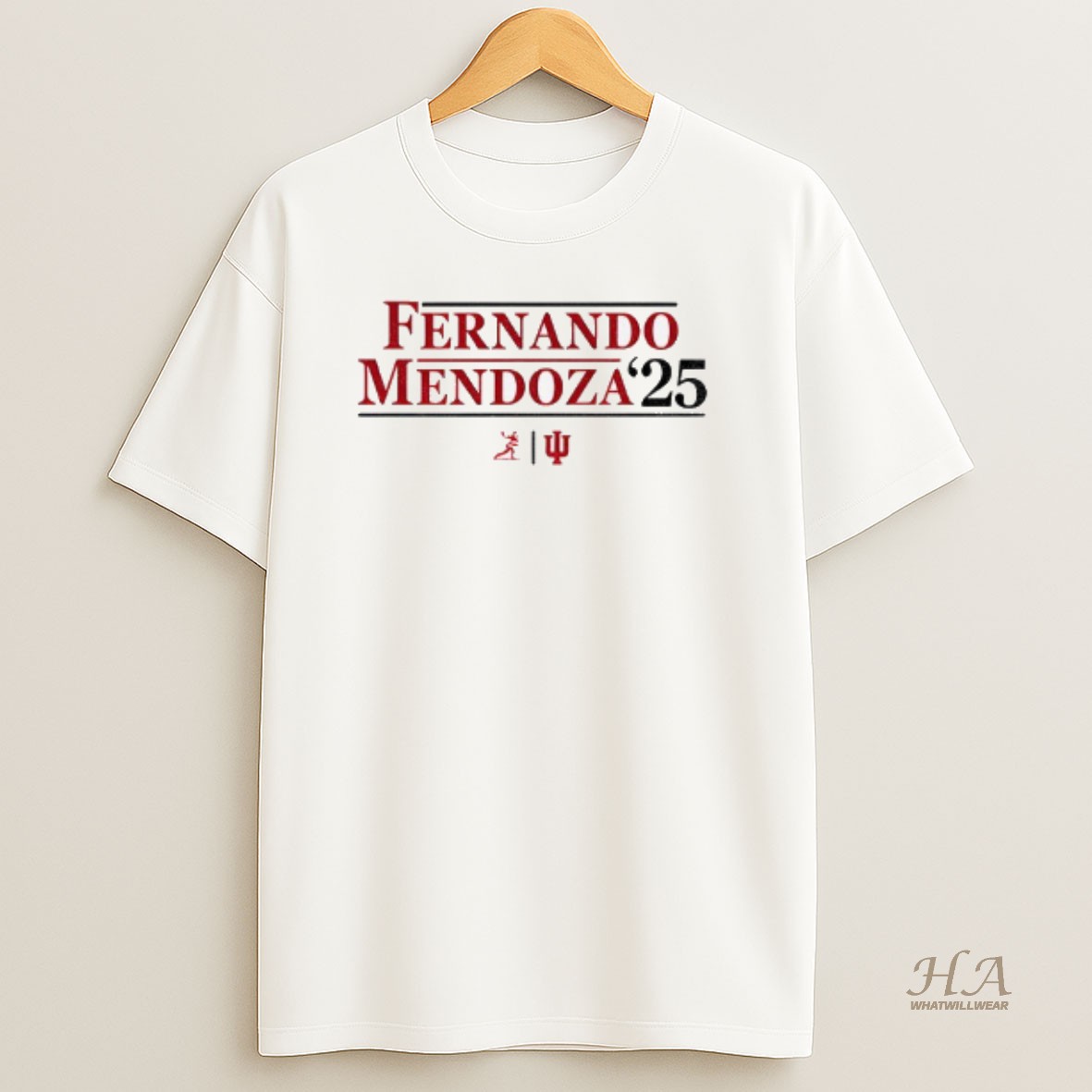 Official Fernando Mendoza 2025 Heisman Indiana Football T Shirt