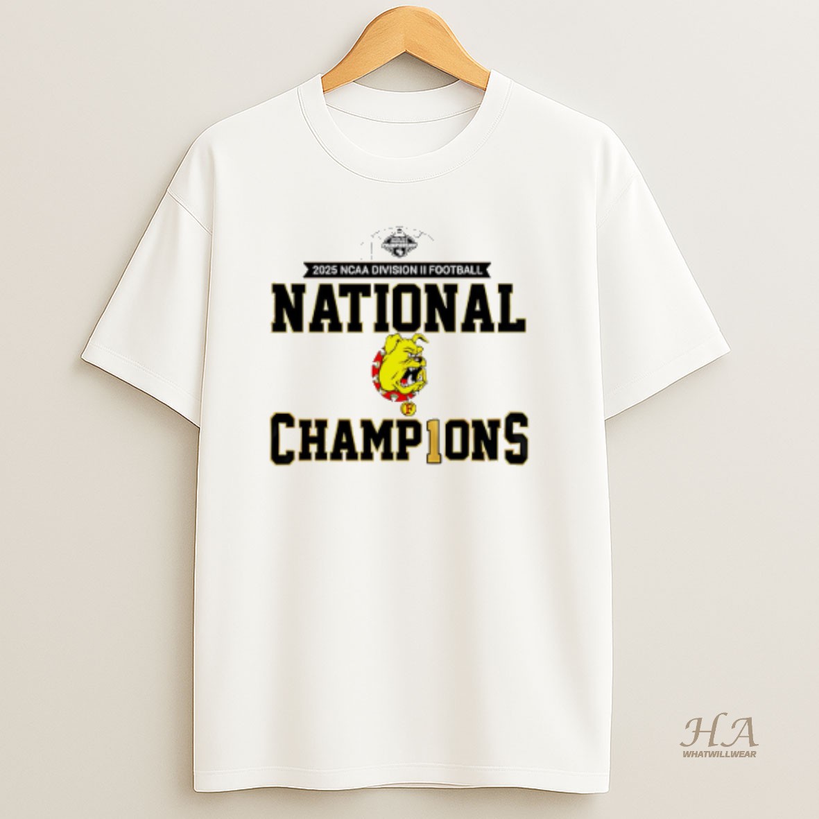 Official Ferris State Bulldogs 2025 National Champions T Shirt