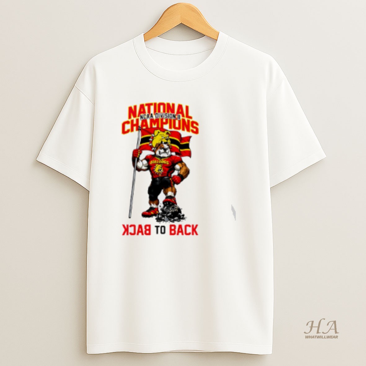 Official Ferris State Bulldogs Ncaa Division Ii Champions 2025 T Shirt