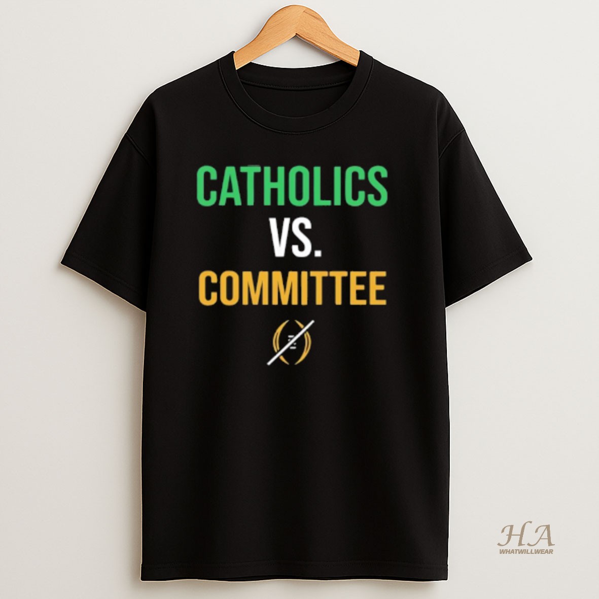 Official Fighting Irish Catholics Vs Nfl Competition Committee T Shirt
