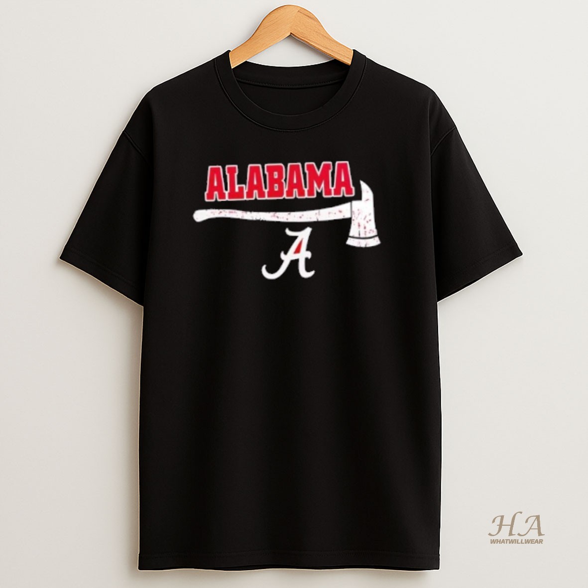 Official Firefighter Fire Dept Always Ready Alabama Crimson Tide 2 Sided T Shirt