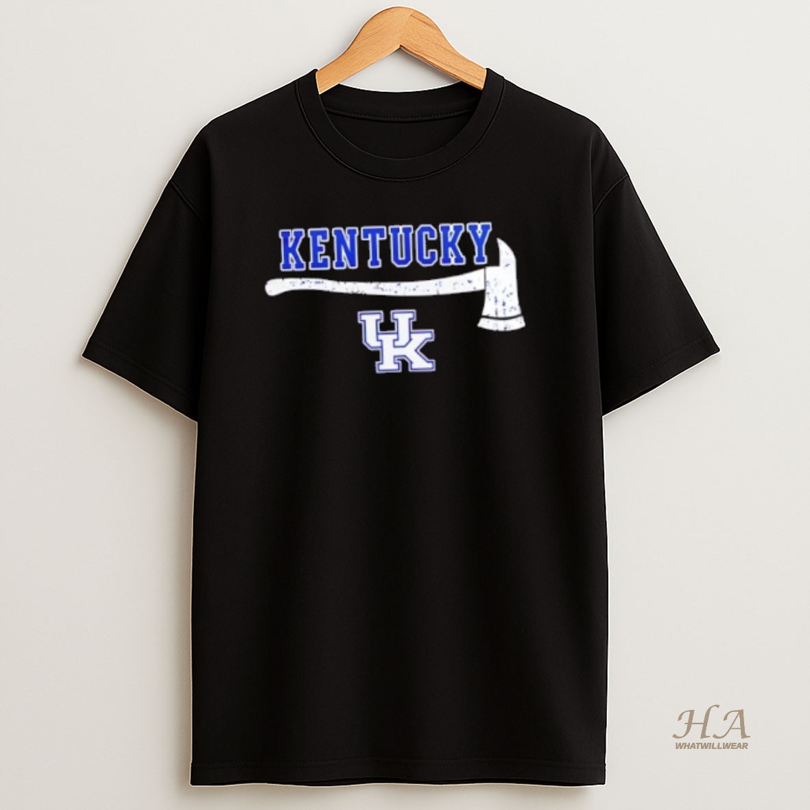 Official Firefighter Fire Dept Always Ready Kentucky Wildcats 2 Sided T Shirt
