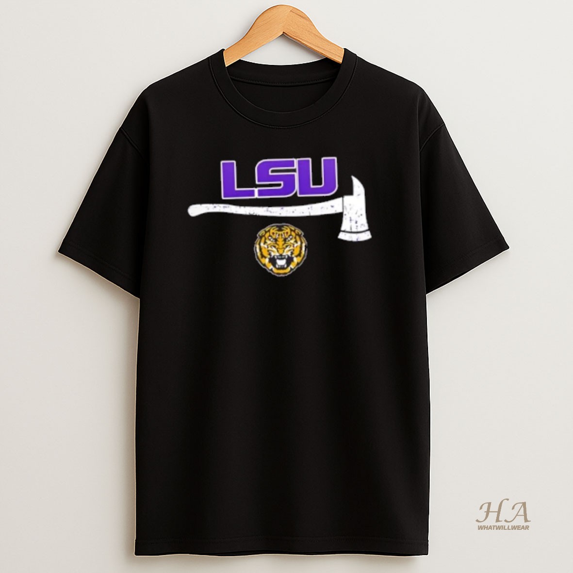 Official Firefighter Fire Dept Always Ready Lsu Tigers 2 Sided T Shirt
