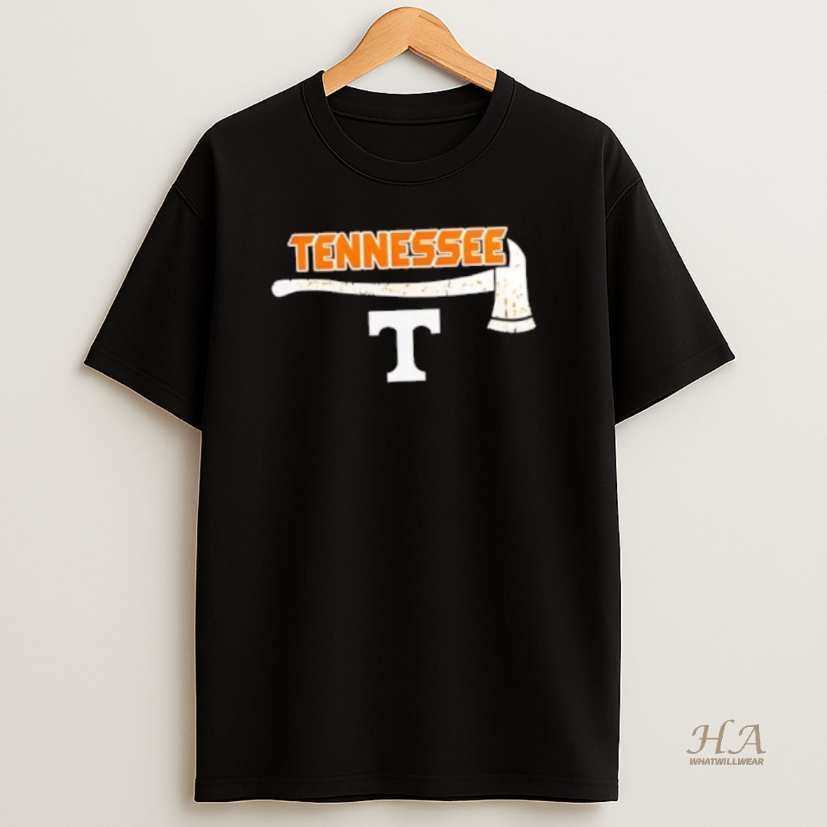 Official Firefighter Fire Dept Always Ready Tennessee Football 2 Sided T Shirt