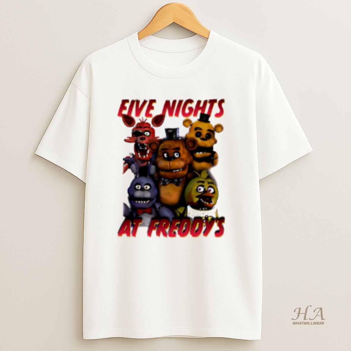 Official Five Nights At Freddys Cartoon T Shirt