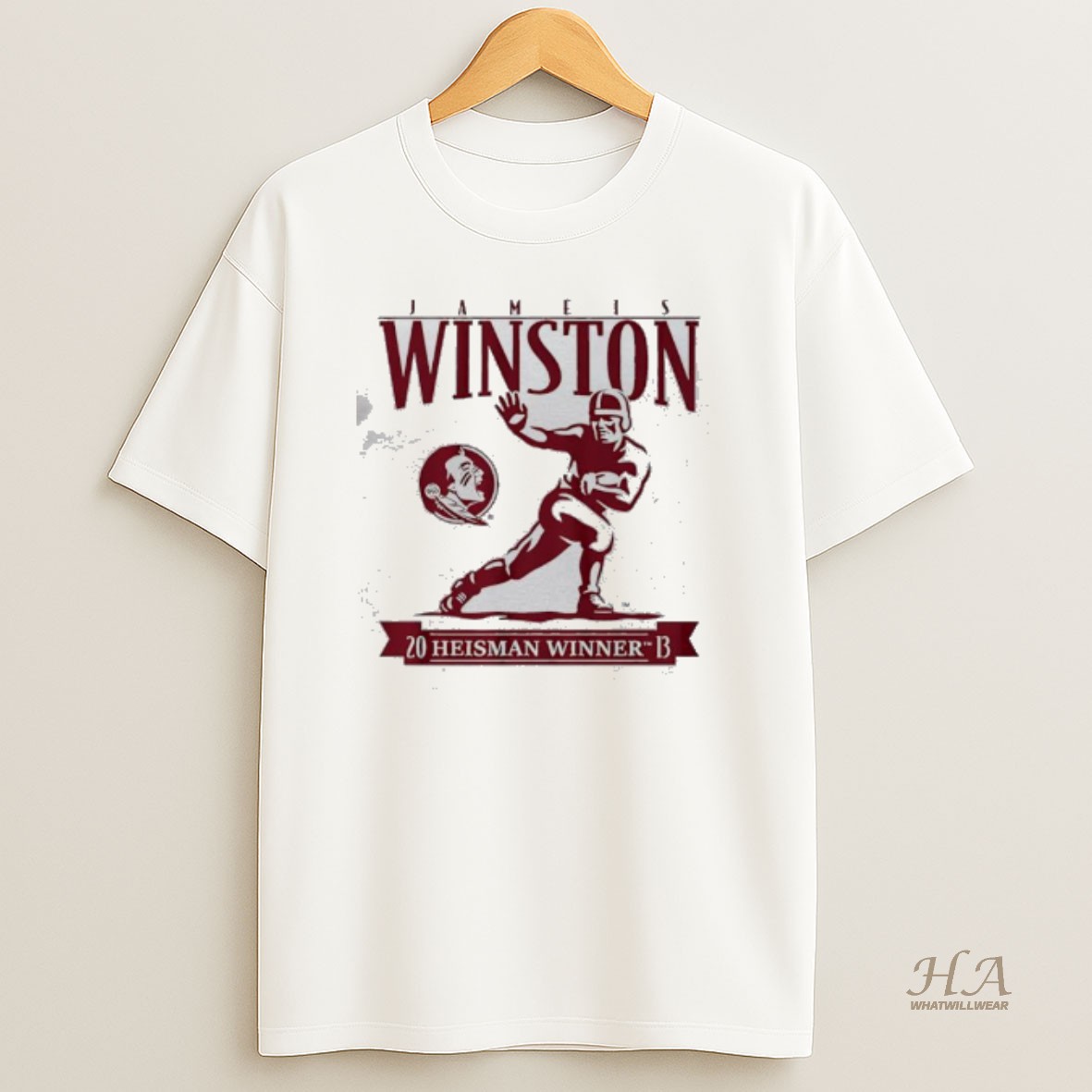 Official Florida State Football Jameis Winston Heisman Winner 2013 T Shirt