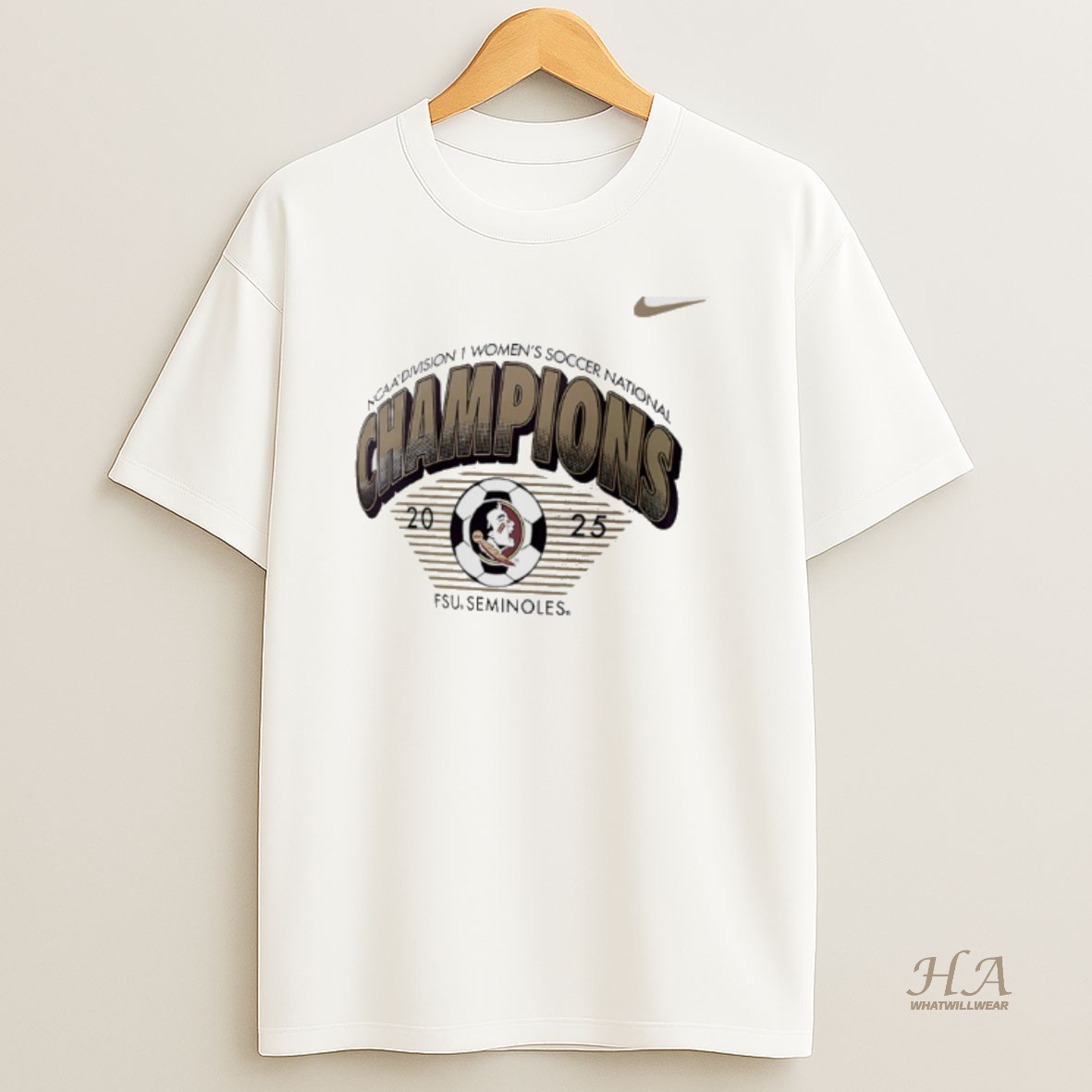 Official Florida State Seminoles 2025 Womens Soccer National Champions Shirt