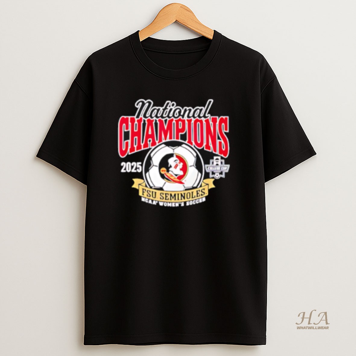 Official Florida State Seminoles National Champs 2025 Womens Soccer T Shirt