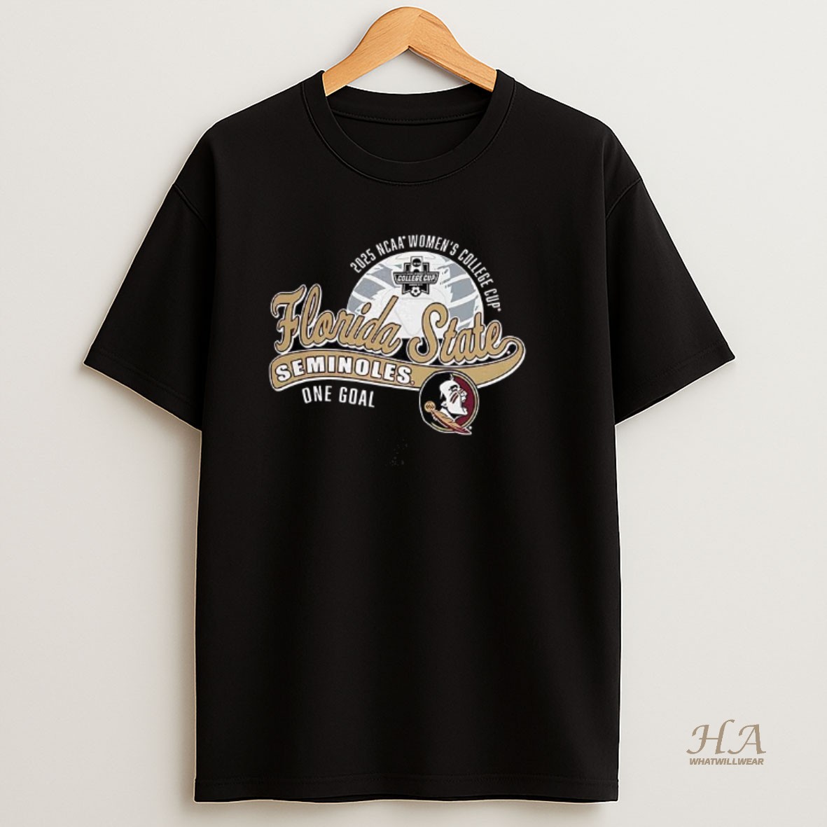 Official Florida State Seminoles One Goal 2025 Ncaa Womens College Cup Shirt