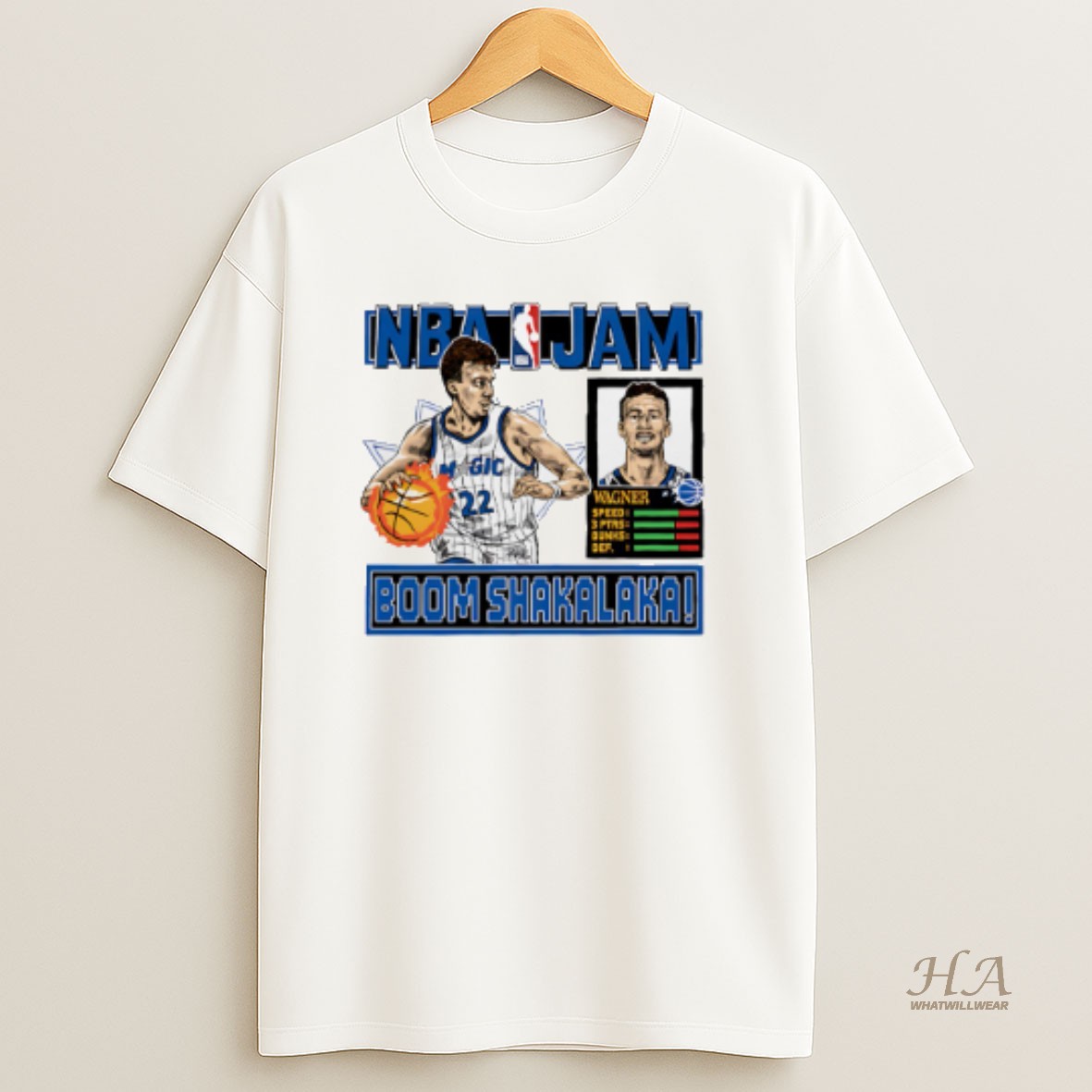Official Franz Wagner Orlando Magic Nba Jam T Shirt