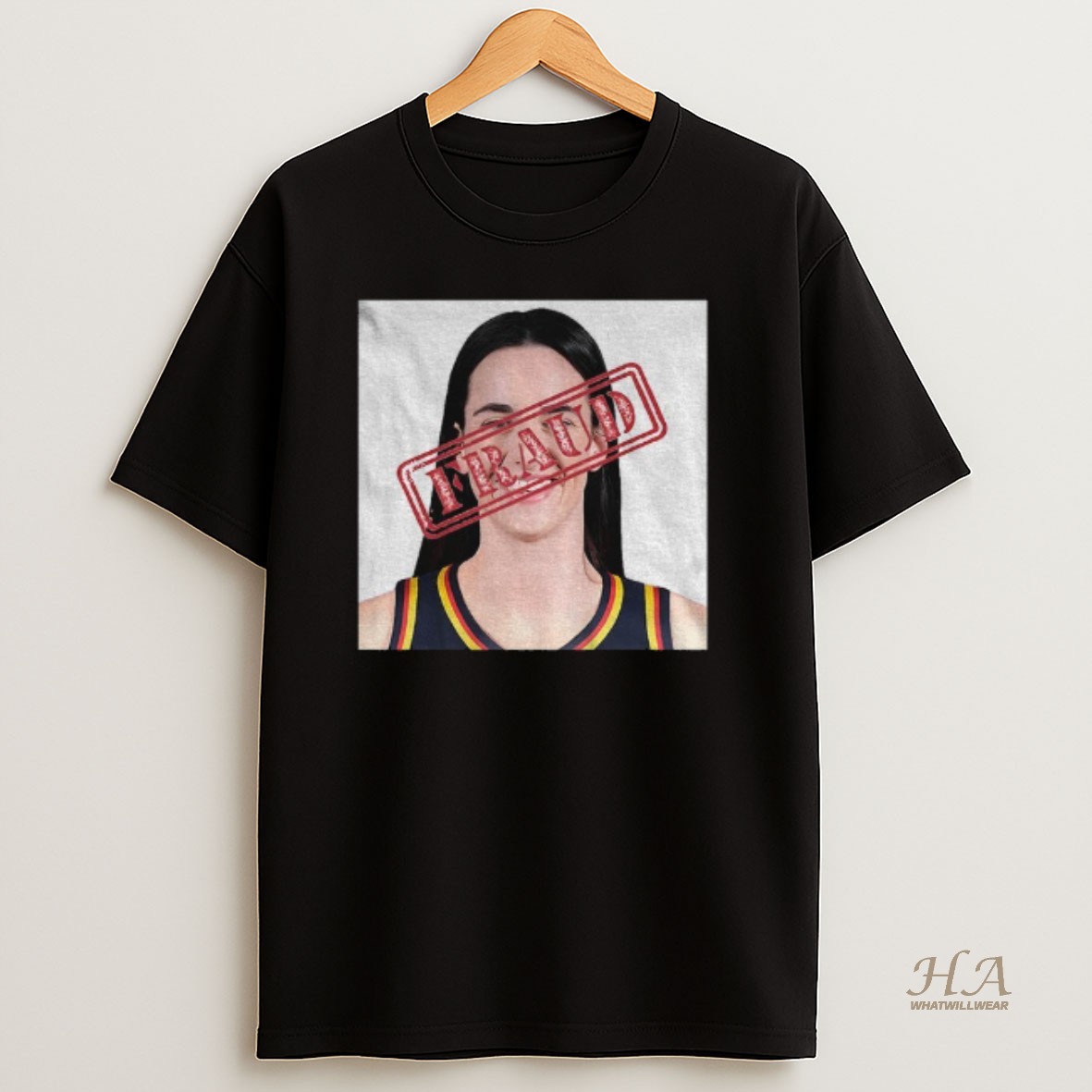 Official Fraud Caitlin Clark Indiana Fever Basketball Wnba Photo T Shirt