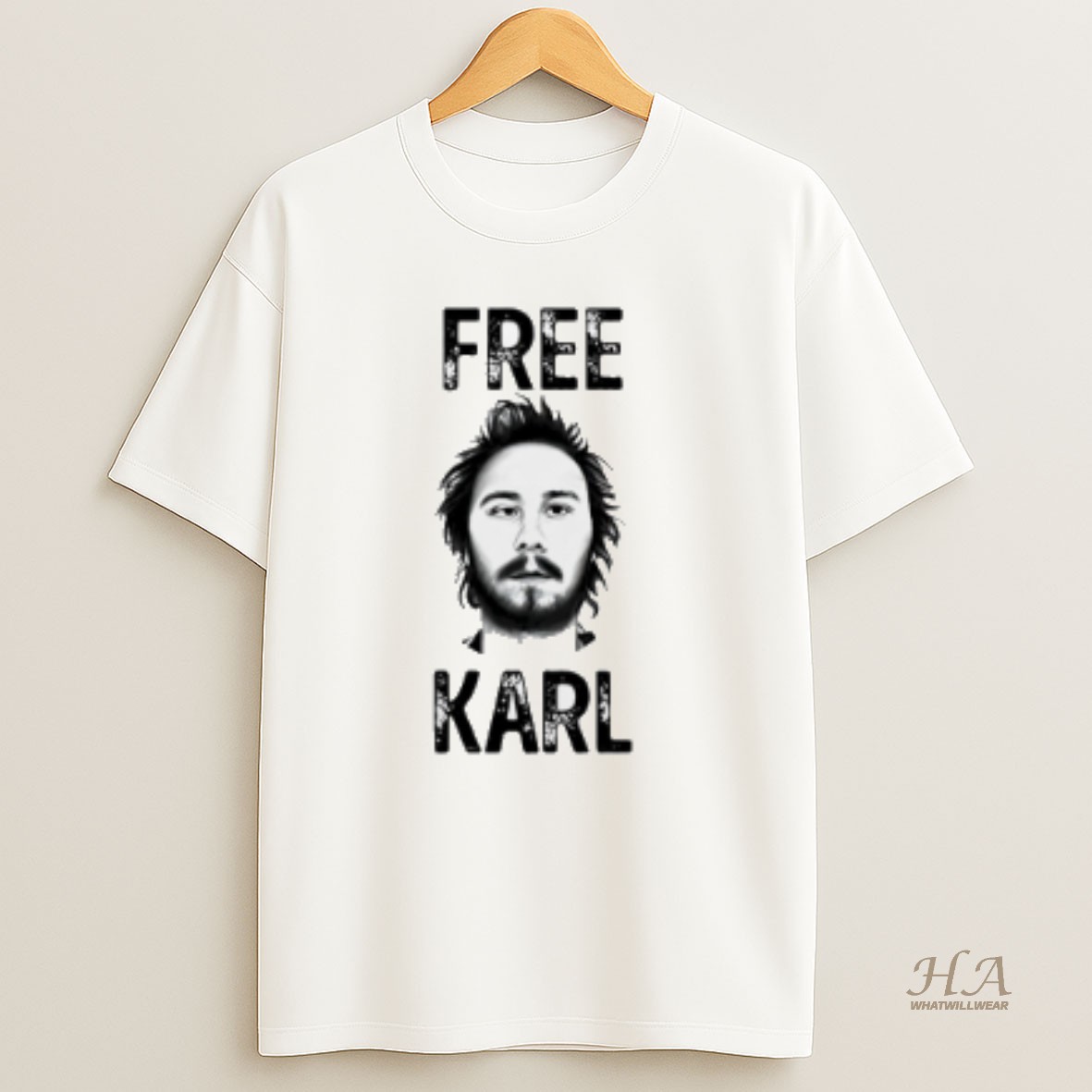 Official Free Karl Workaholics T Shirt