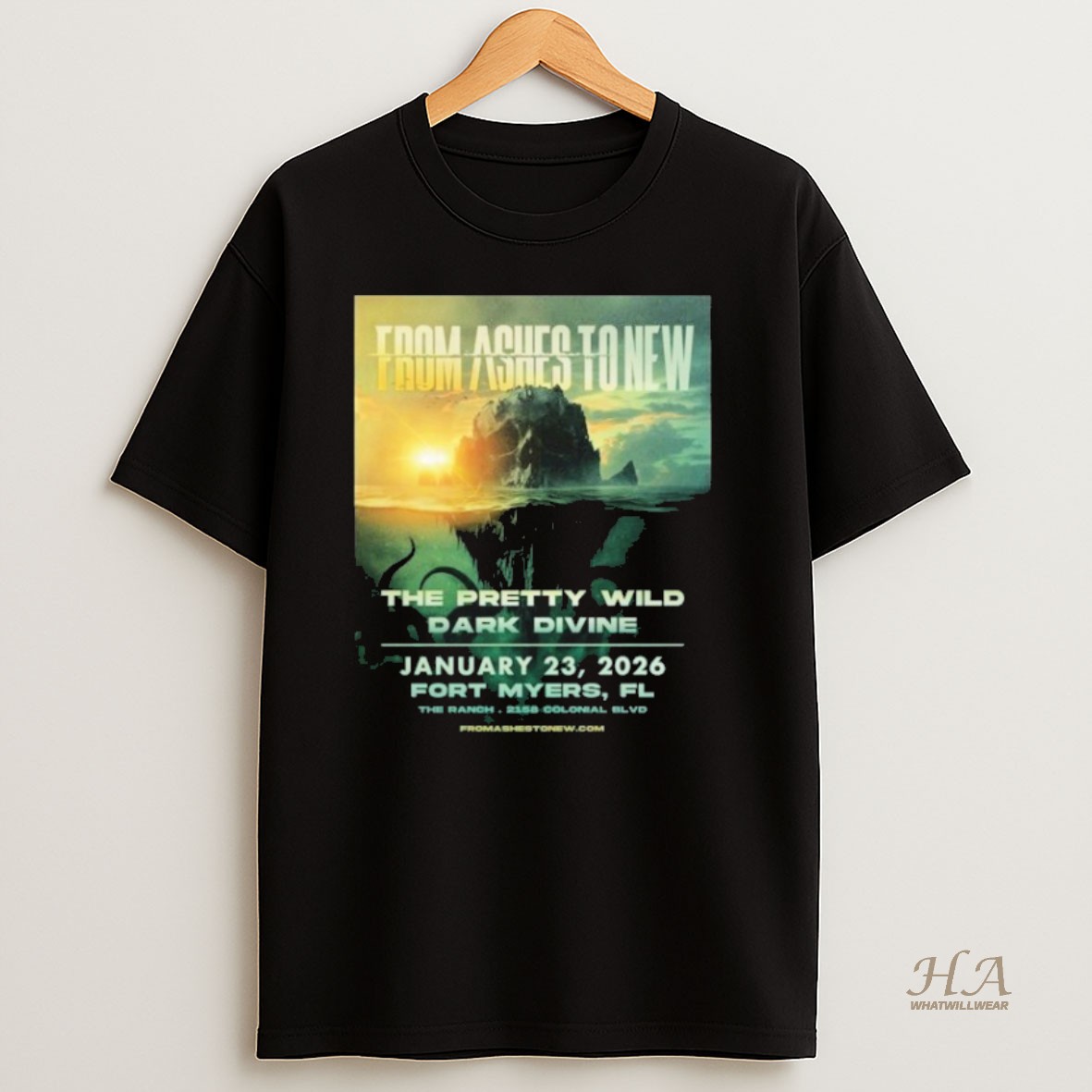 Official From Ashes To New Fort Myers Fl Jan 23 2026 Shirt