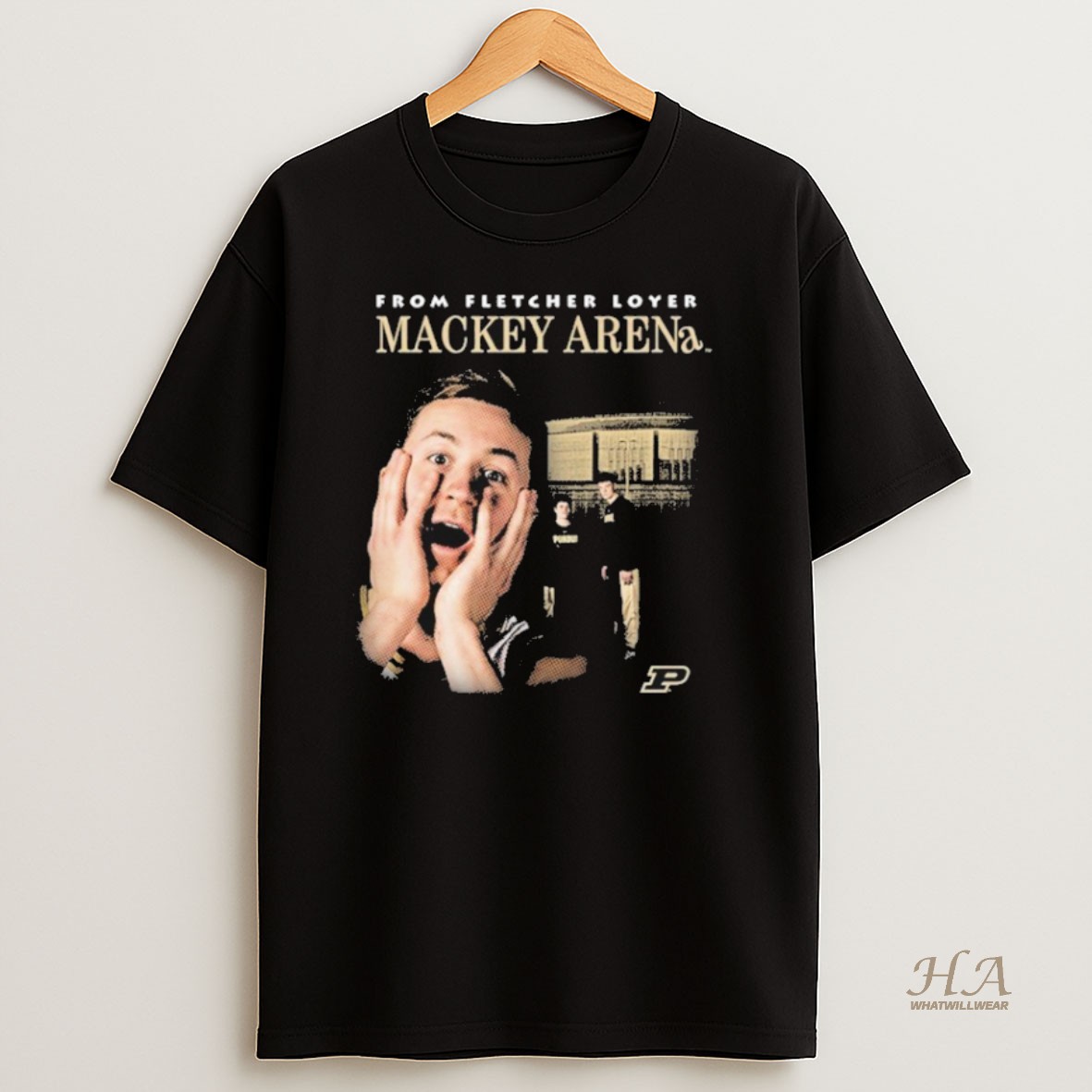 Official From Fletcher Loyer Mackey Arena Home Alone Purdue Boilermakers Shirt