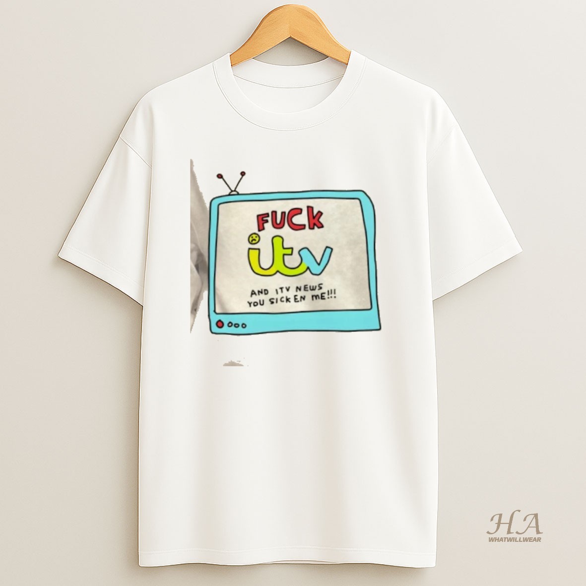 Official Fuck Itv And Itv News You Sicken Me T Shirt