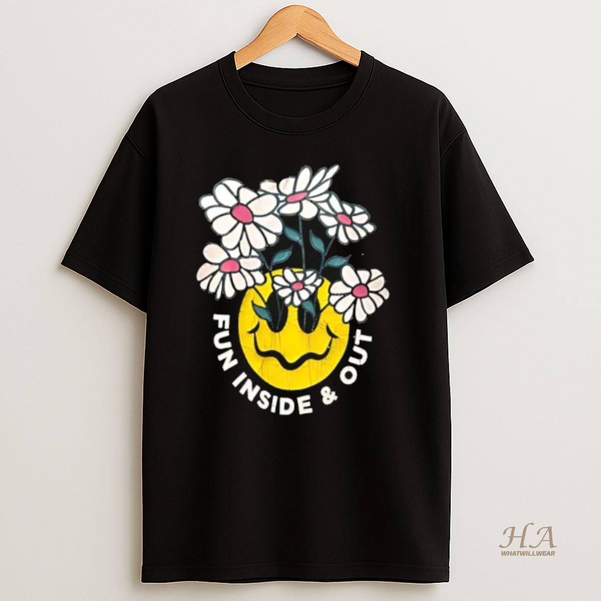 Official Fun Inside And Out Flower Shirt