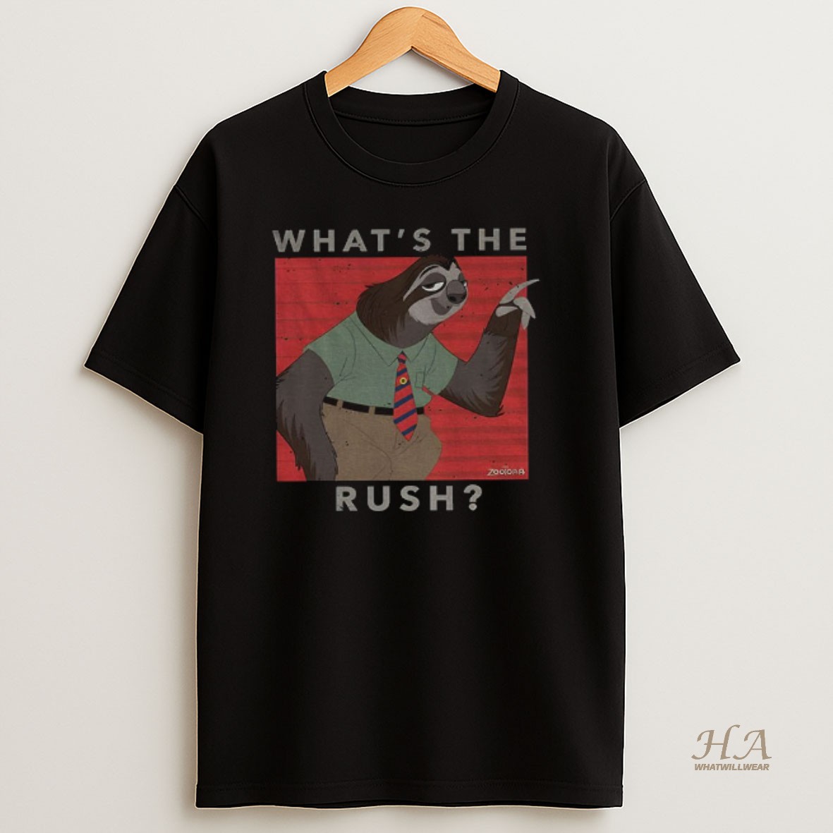 Official Funny Disney Zootopia Flash Whats The Rush T Shirt