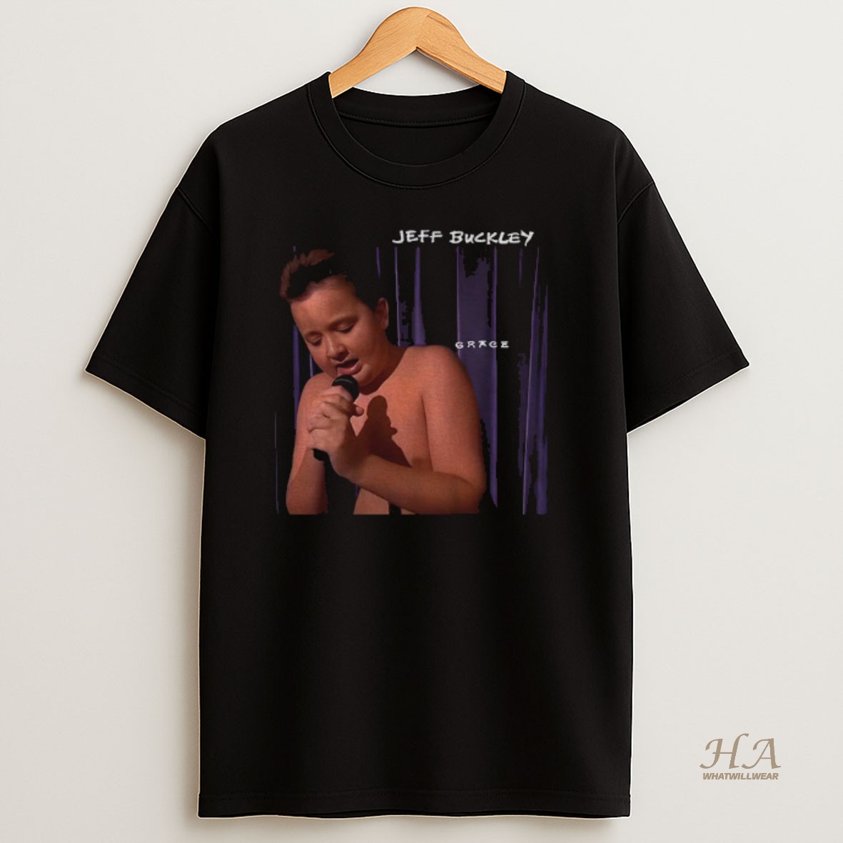 Official Funny Gibby Jeff Buckley Grace Photo T Shirt