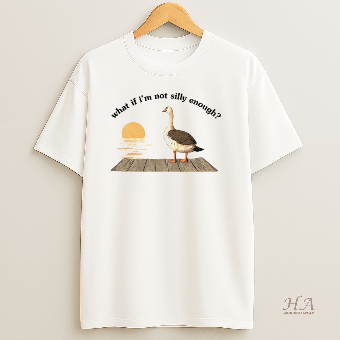 Official Funny Goose What If Im Not Silly Enough Meme Shirt