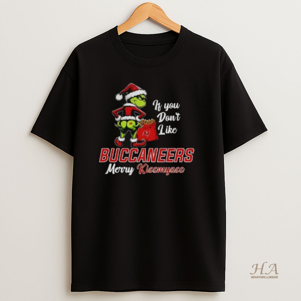 Official Funny Grumpy Grinch If You Dont Like Tampa Bay Buccaneers Merry Kissmyass T Shirt