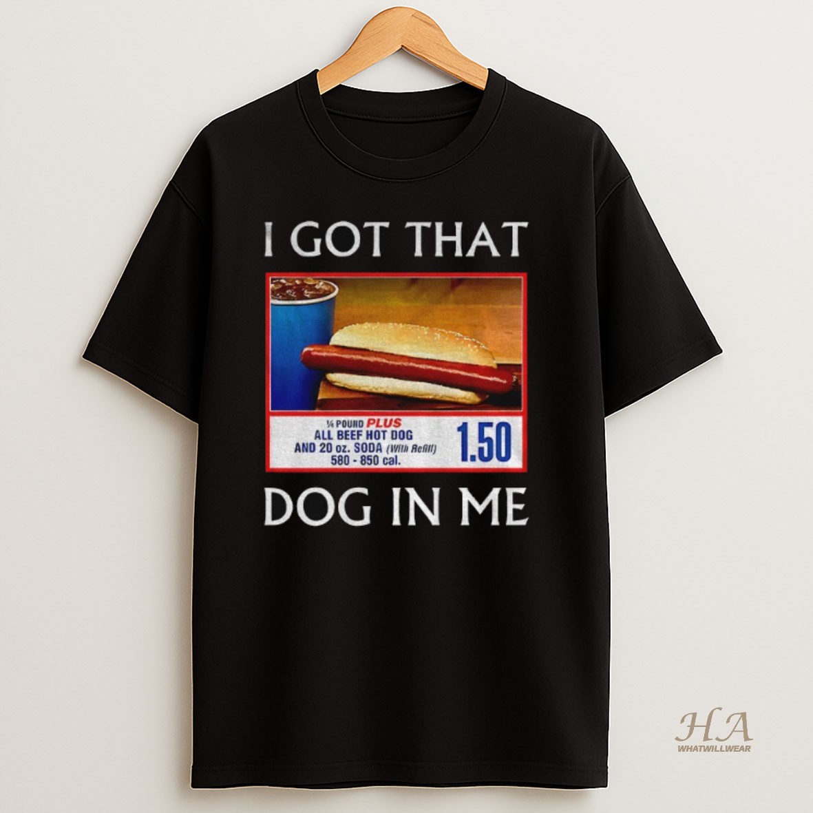 Official Funny I Got That Dog In Me Food Court Meme Shirt
