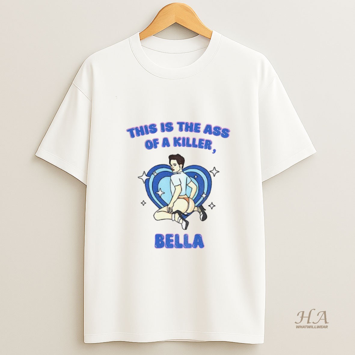 Official Funny This Is The Ass Of A Killer Bella Xmas Gift Shirt