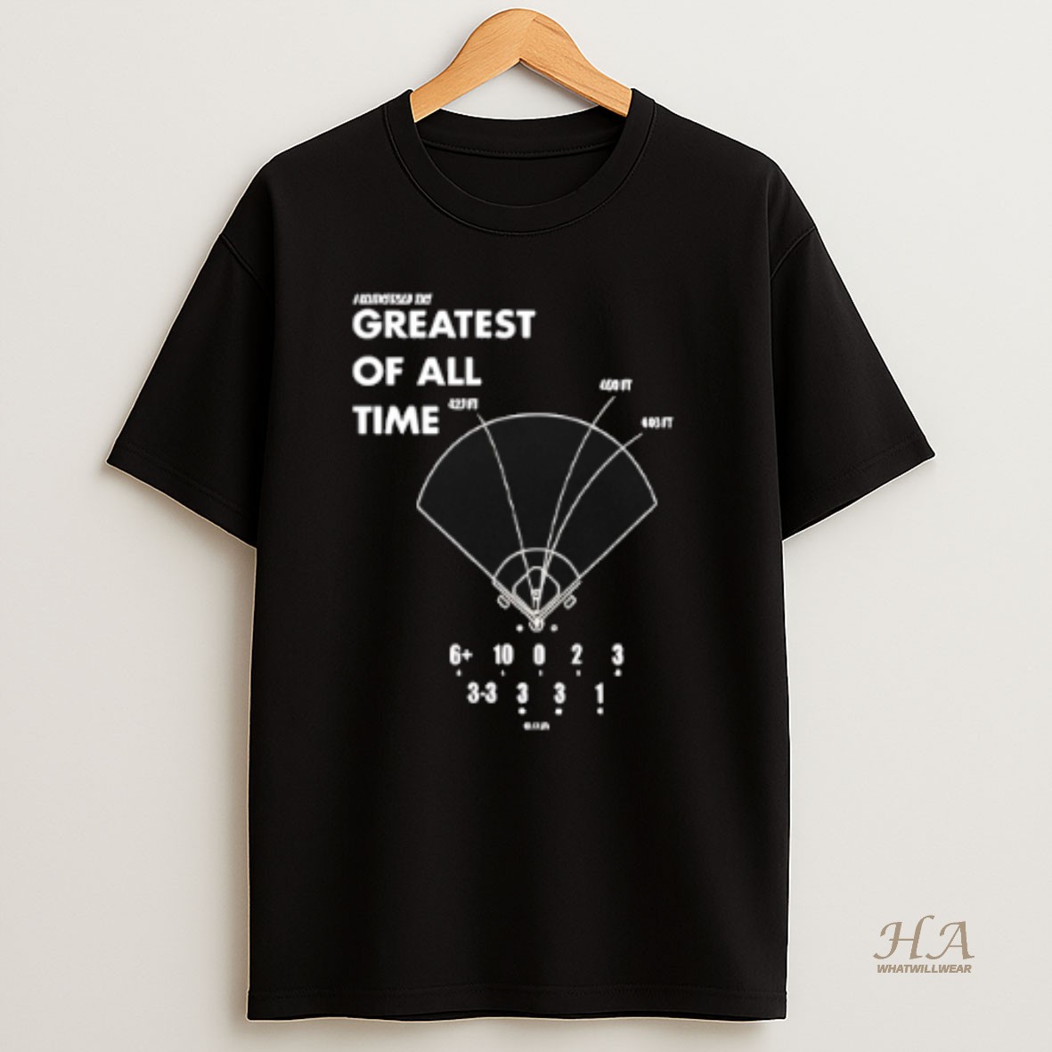 Official Goat Performance La Baseball Greatest Of All Time T Shirt