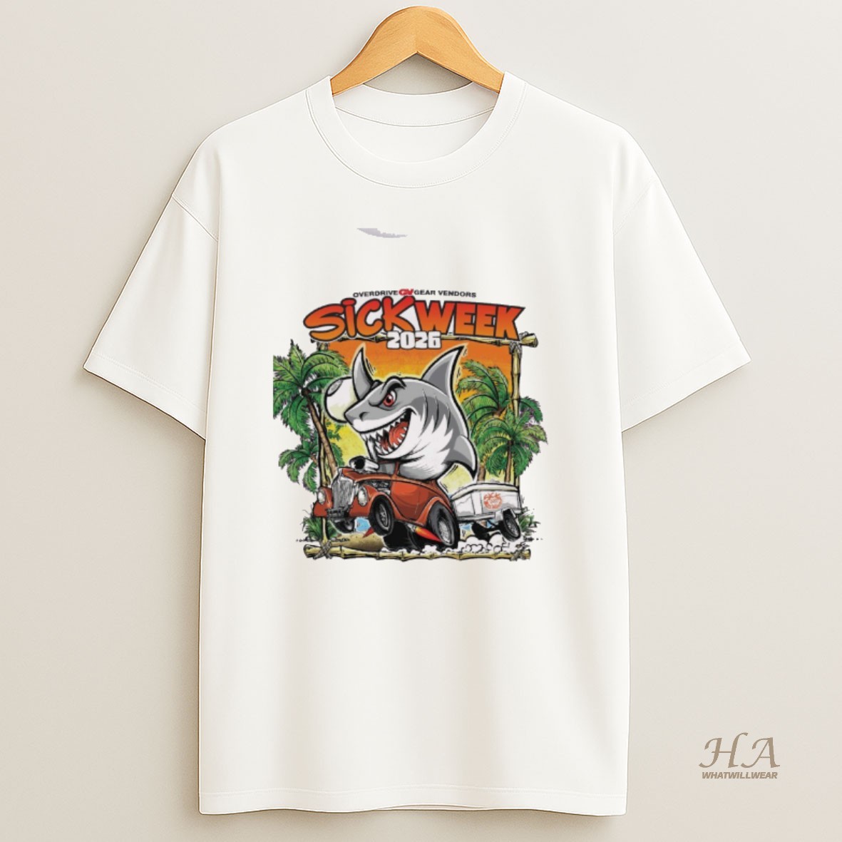 Official Gear Vendors Overdrive Sick Week 2026 T Shirt