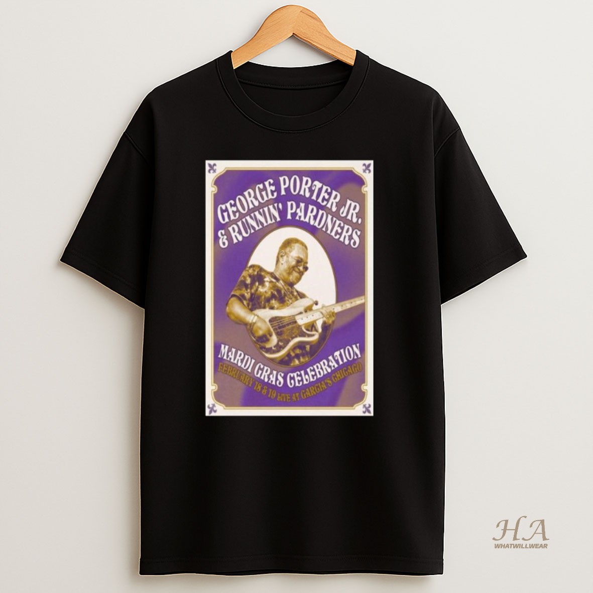 Official George Porter Jr Garcias Chicago February 18 19 2026 Concert Long Sleve Shirt