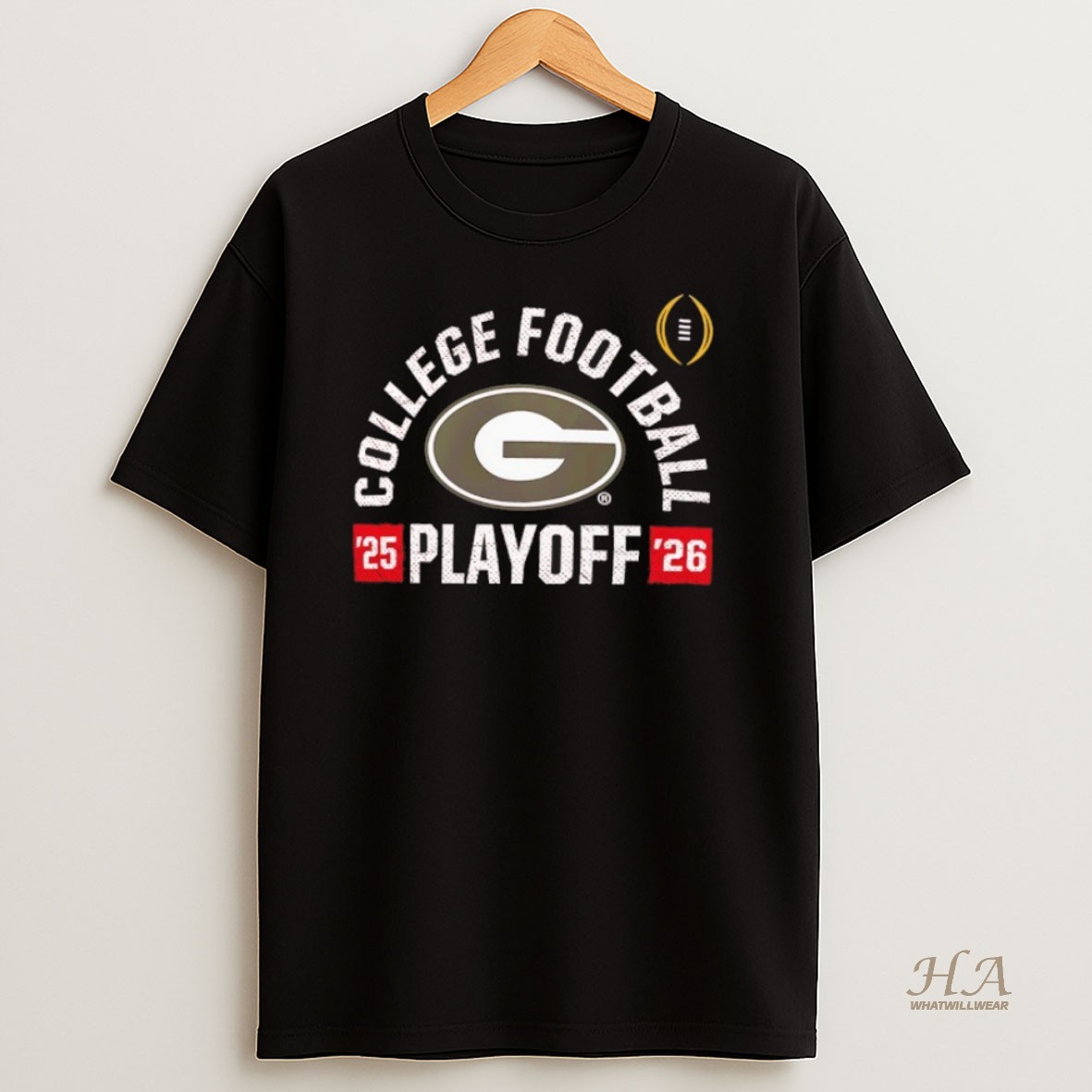 Official Georgia Bulldogs 2025 2026 College Football Playoff Touchdown Shirt