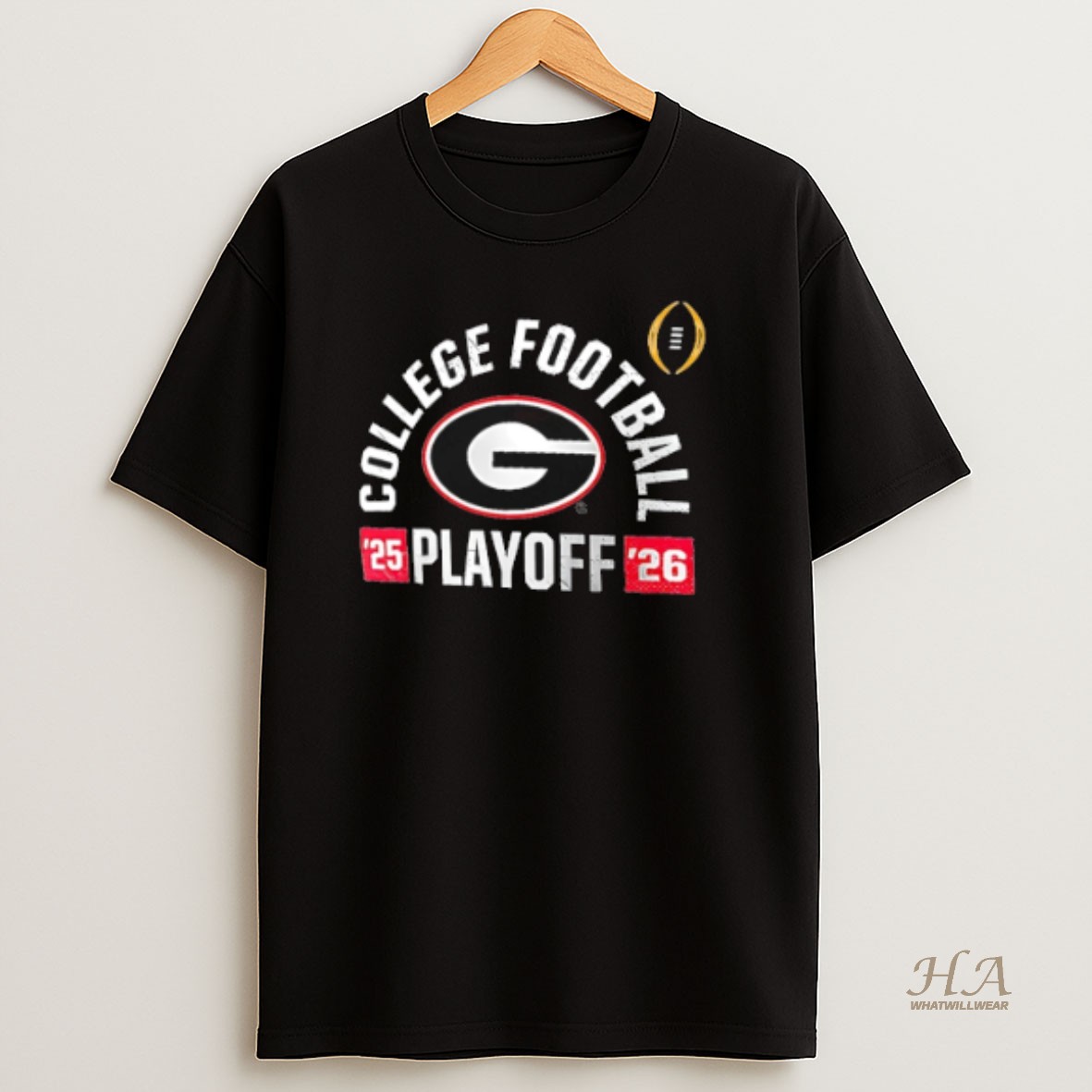 Official Georgia Bulldogs 2025 26 College Football Playoff Touchdown Glory Shirt