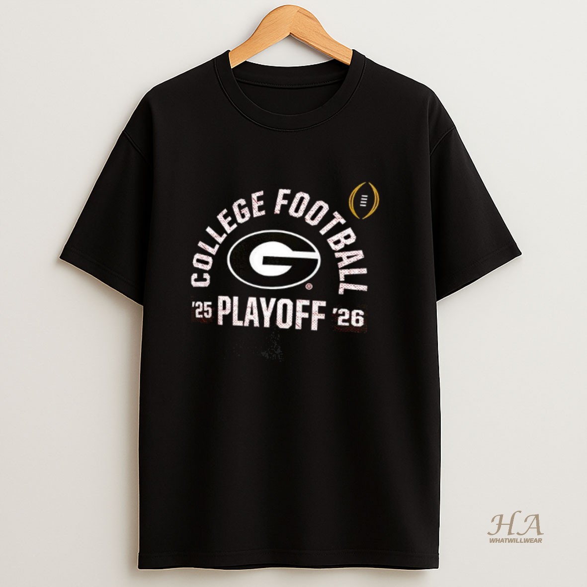 Official Georgia Bulldogs 2025 26 College Football Playoff Touchdown T Shirt