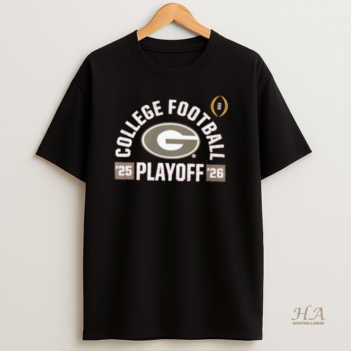 Official Georgia Bulldogs 2025 26 College Football Playoff Touchdown Glory T Shirt
