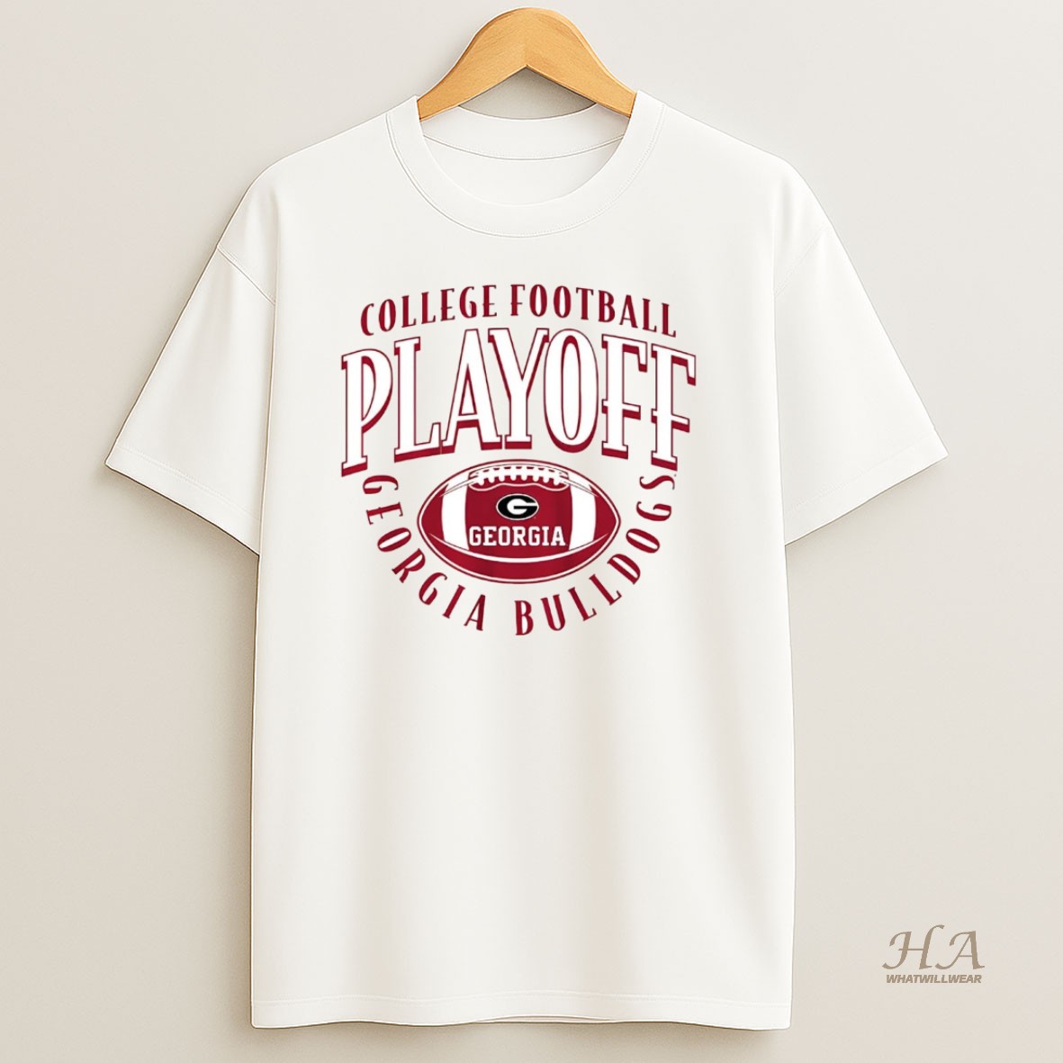 Official Georgia Bulldogs 2025 Cfp Curve T Shirt
